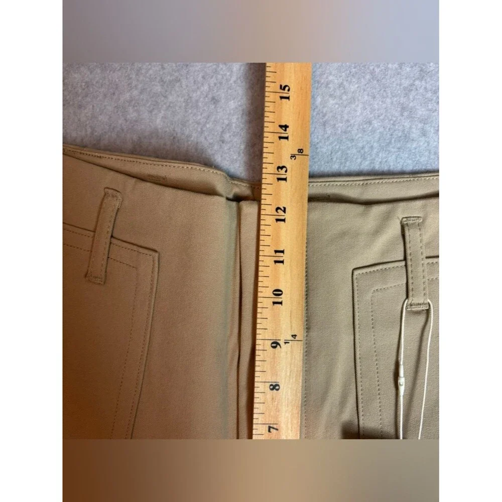 NEW Everlane Wide Leg Crop Utility Pants Size 14 Khaki 26.5